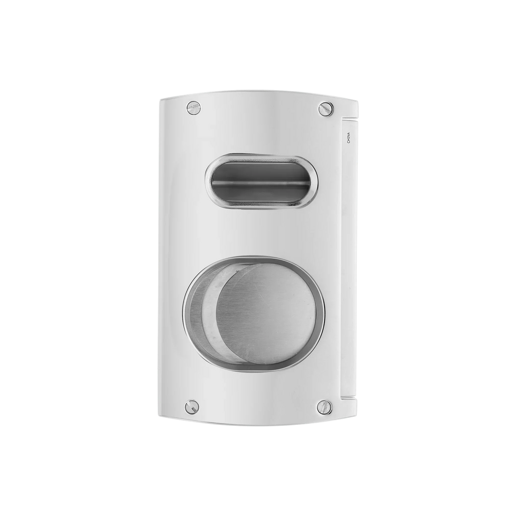 S.T. DUPONT Cigar Cutter/Coupe Cigare Double Blade Silver 003418