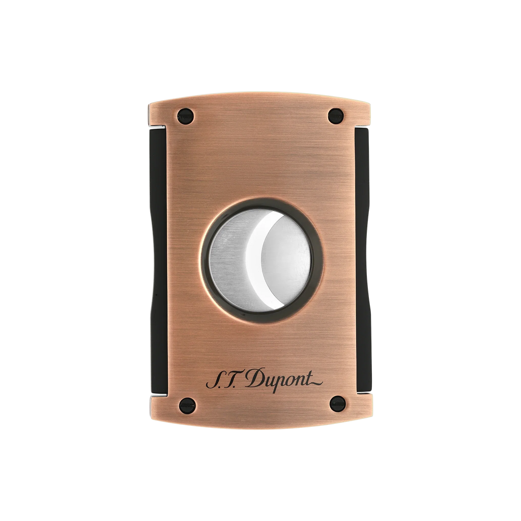 S.T. DUPONT Cigar Cutter/Coupe Cigare Brush Bronze Vintage 003421