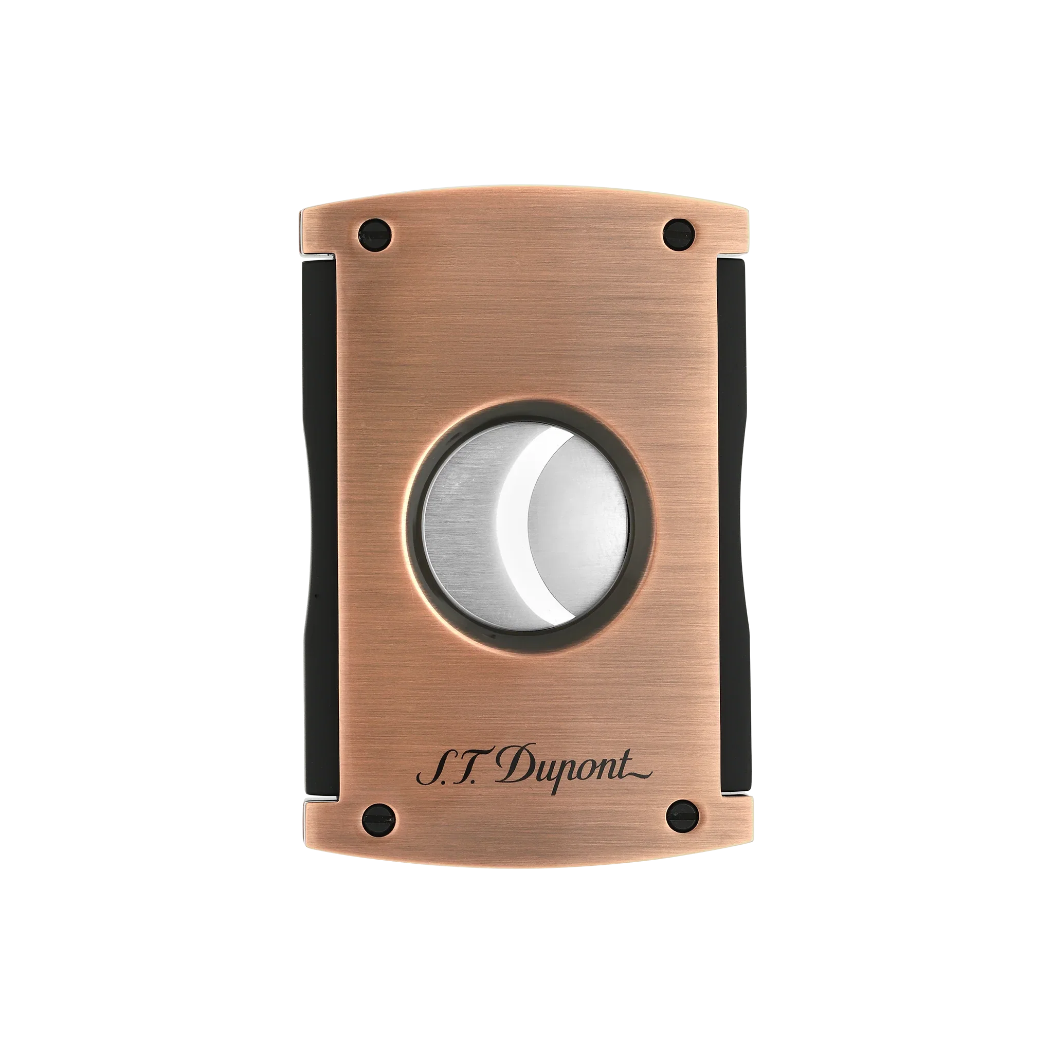 S.T. DUPONT Cigar Cutter/Coupe Cigare Brush Bronze Vintage 003421