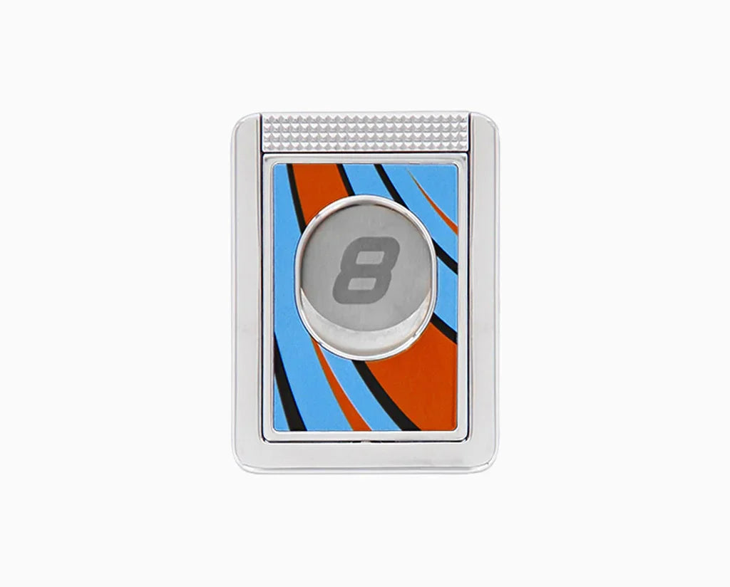 S.T. DUPONT 24H DU MANS BLUE / CHROME CIGAR CUTTER/ COUPE CIGARE 003489