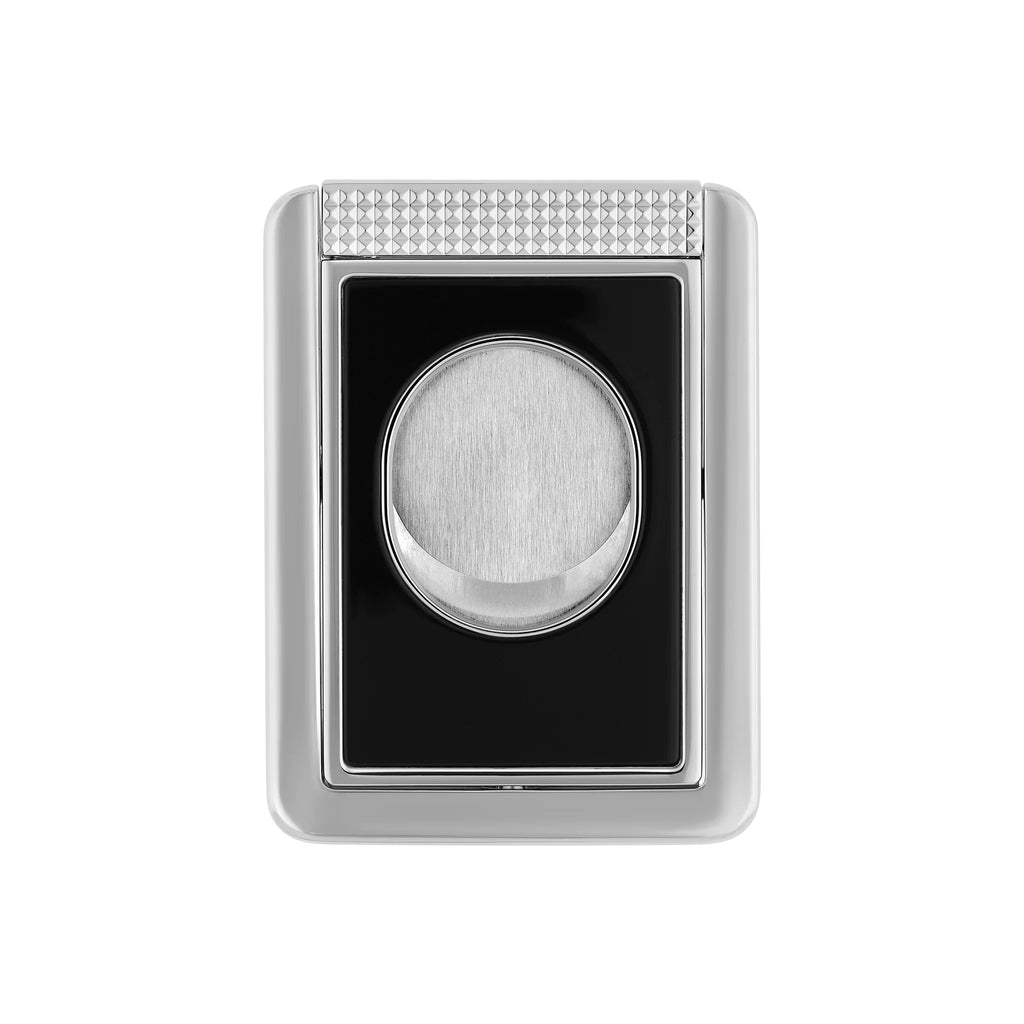 S.T DUPONT Cigar Cutter/Coupe Cigare Chrome Black Lacquer 003555