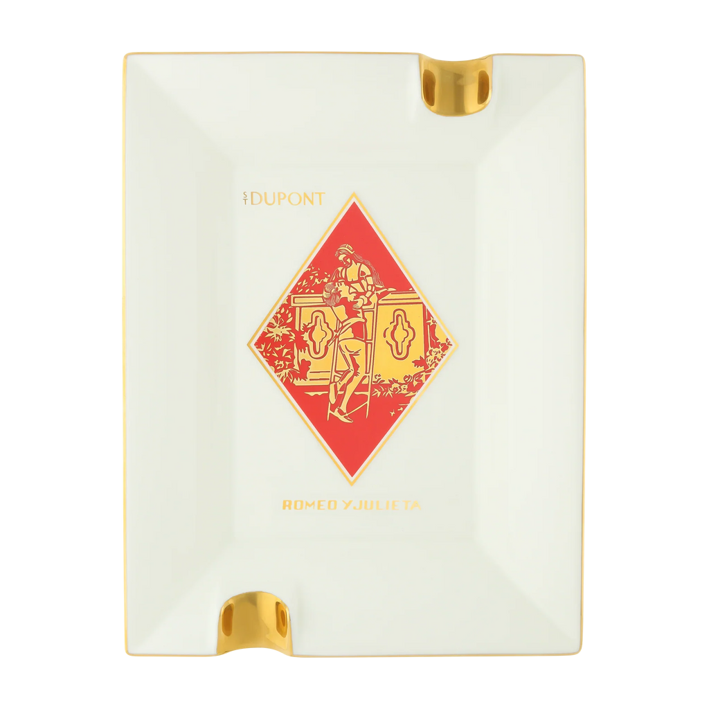 S.T. Dupont Porcelain White Romeo y Julieta Ashtray 006450