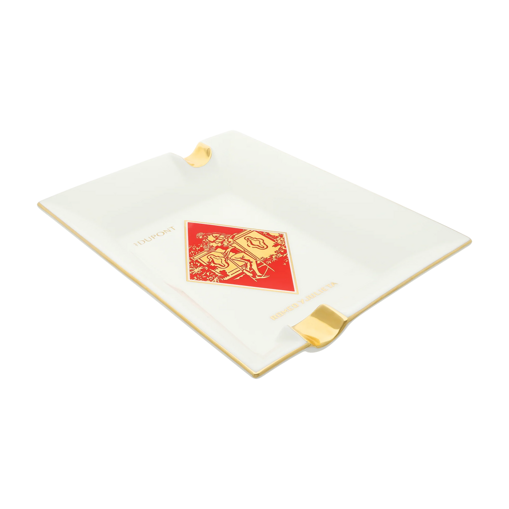S.T. Dupont Porcelain White Romeo y Julieta Ashtray 006450