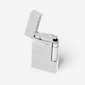S.T. Dupont Line 2 Brass & Silver Plated Diamond Tip Lighter 16184