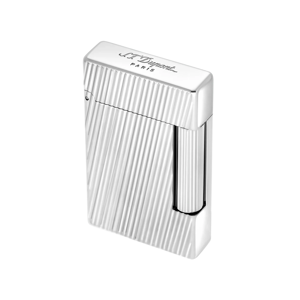 S.T. DUPONT INITIAL DIAGONAL SILVER LIGHTER/BRIQUET 020830