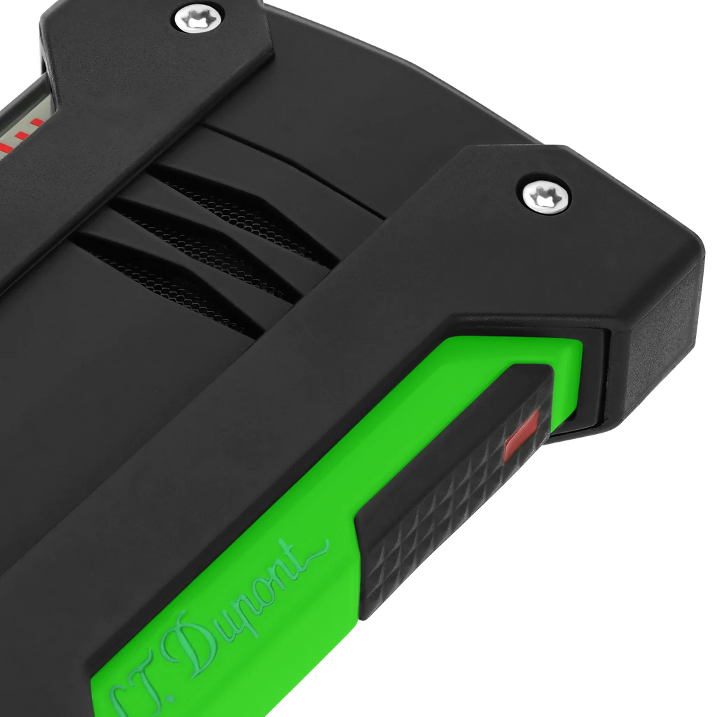 S.T. DUPONT Defi Extreme Matt Neon Green Lighter/Briquet 021417