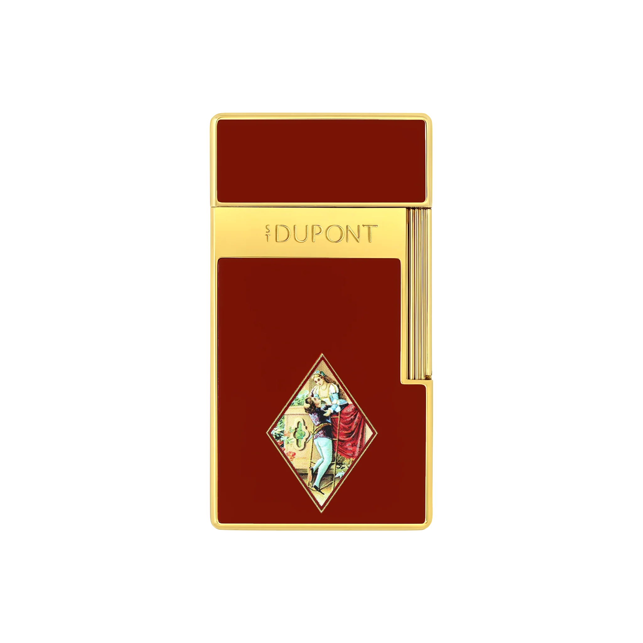 S.T. Dupont Biggy Burgundy Lacquered Romeo y Julieta Lighter/Briquet 025050