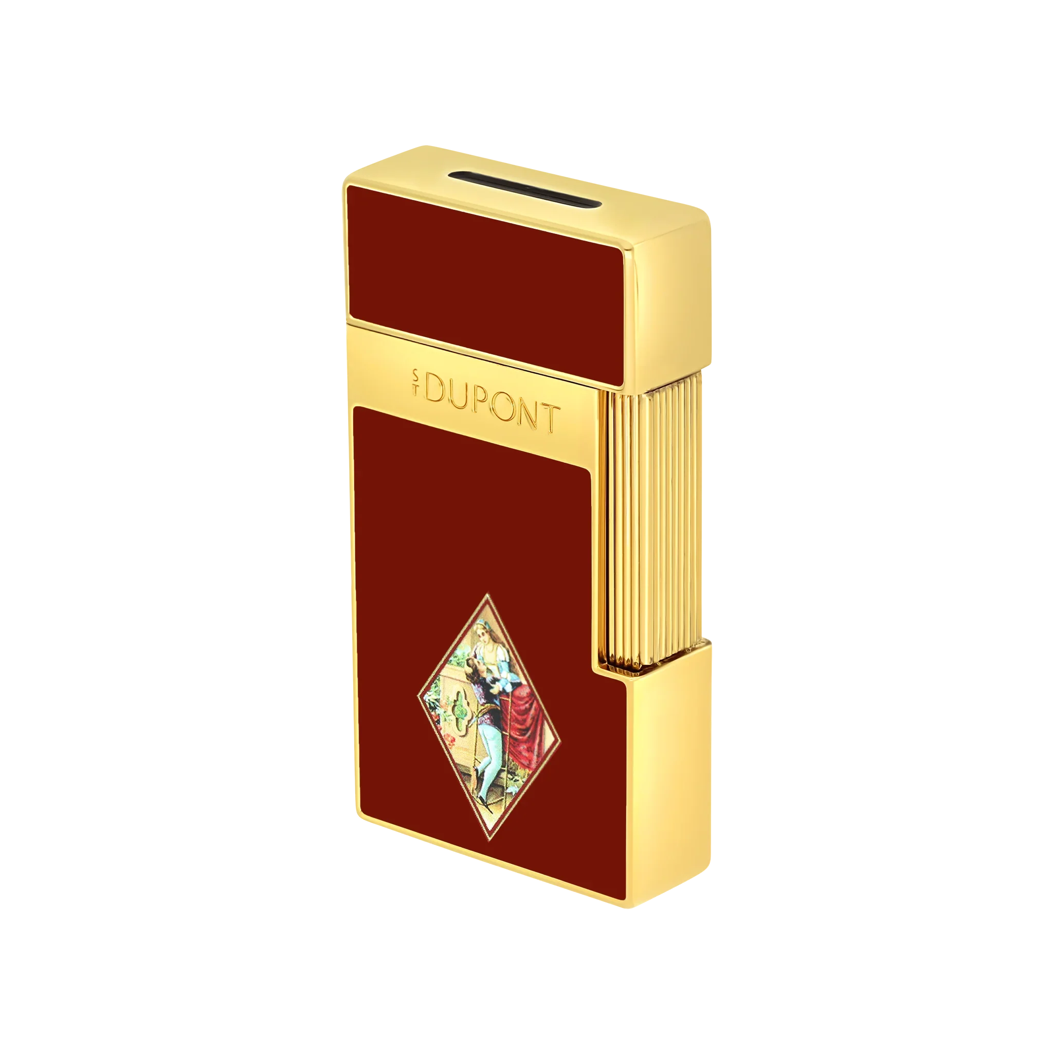 S.T. Dupont Biggy Burgundy Lacquered Romeo y Julieta Lighter/Briquet 025050