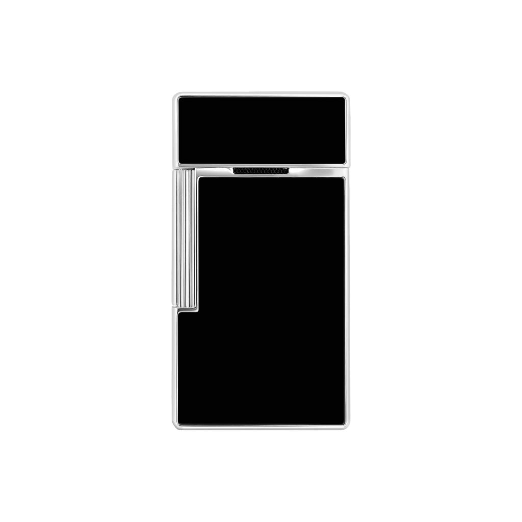 S.T. DUPONT Biggy Black Chrome Silver Lighter/Briquet 025221