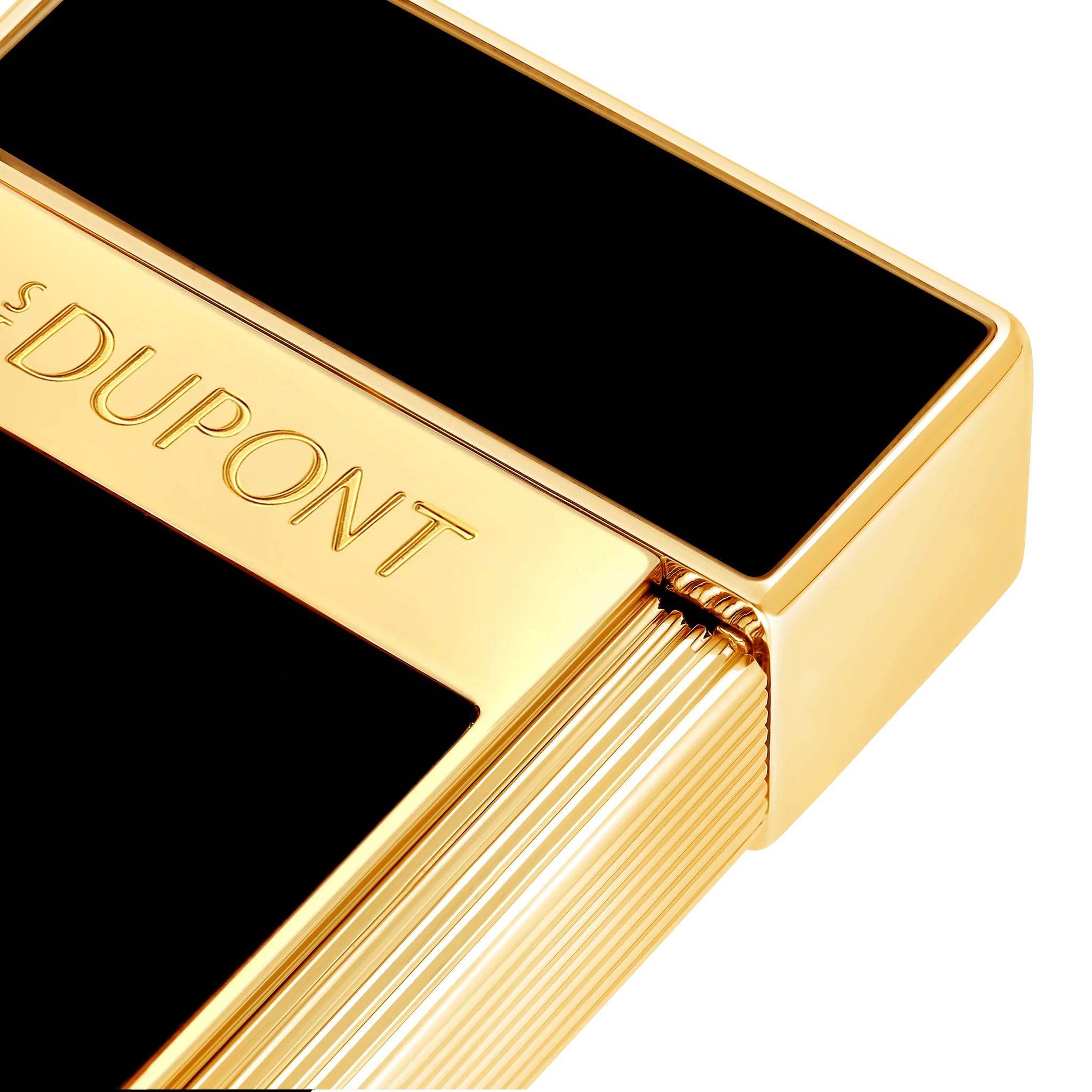 S.T. DUPONT Biggy Golden Black Lighter/Briquet 025222