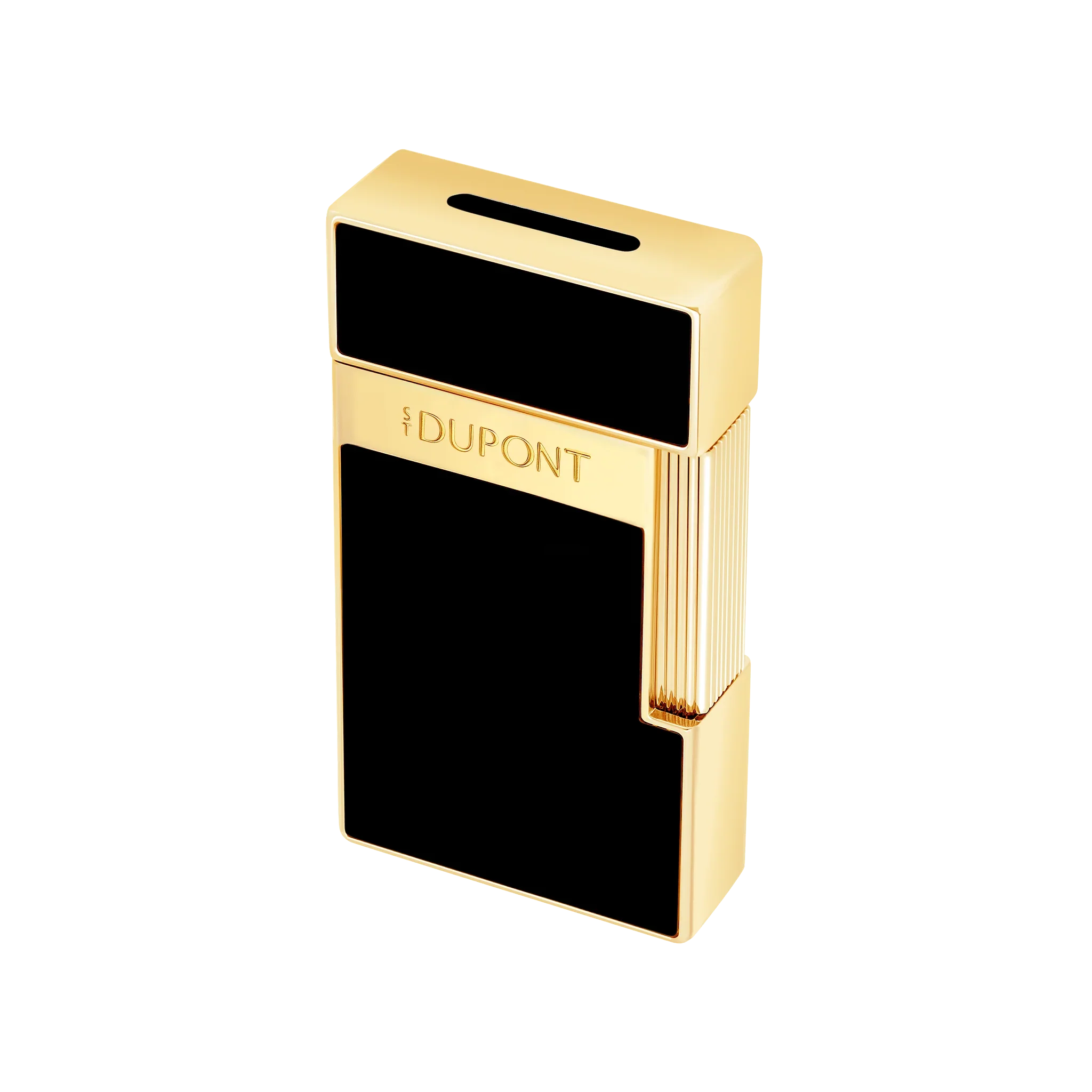 S.T. DUPONT Biggy Golden Black Lighter/Briquet 025222