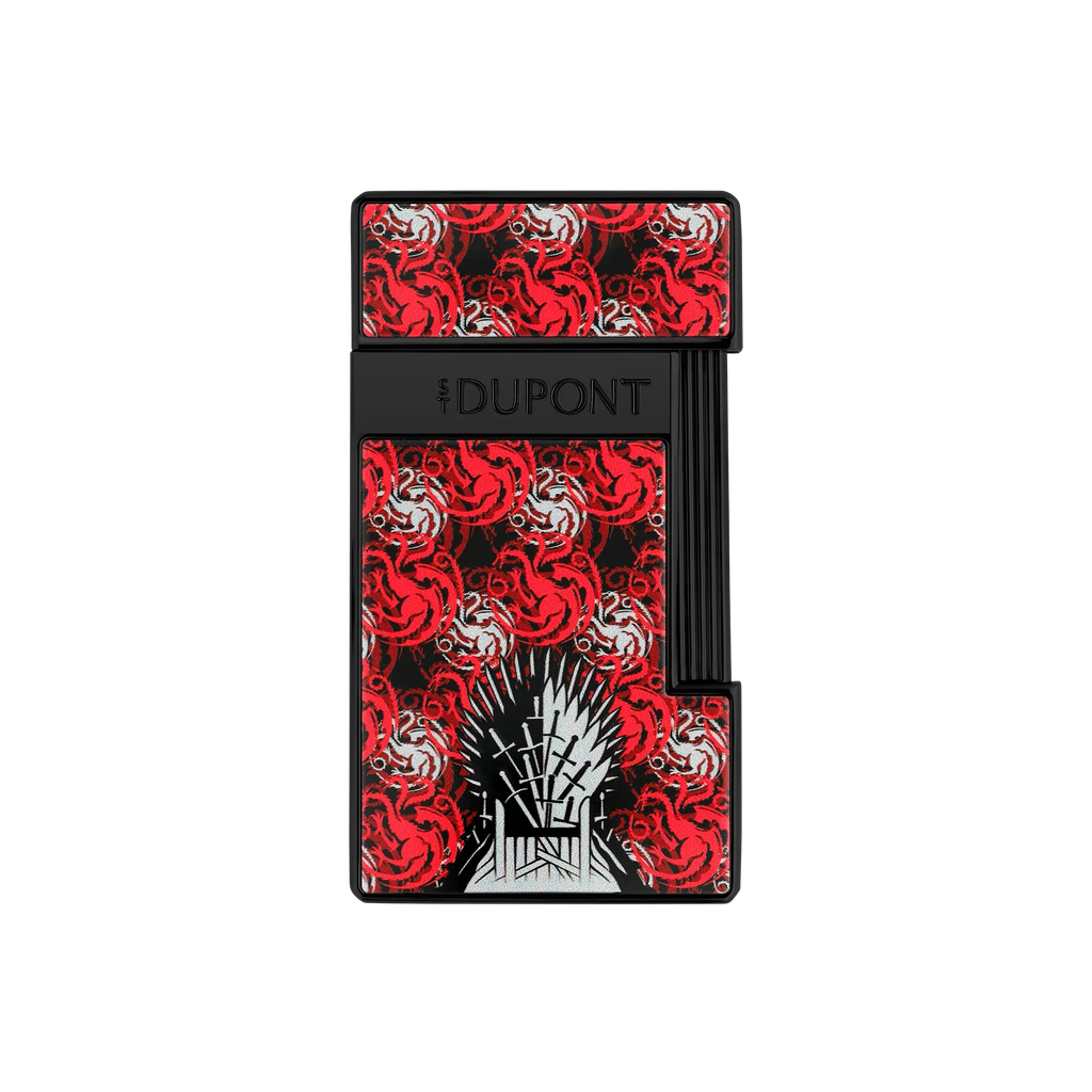 S.T. DUPONT Slimmy Lacquered Game of Thrones Light Black Lighter/Briquet 028112