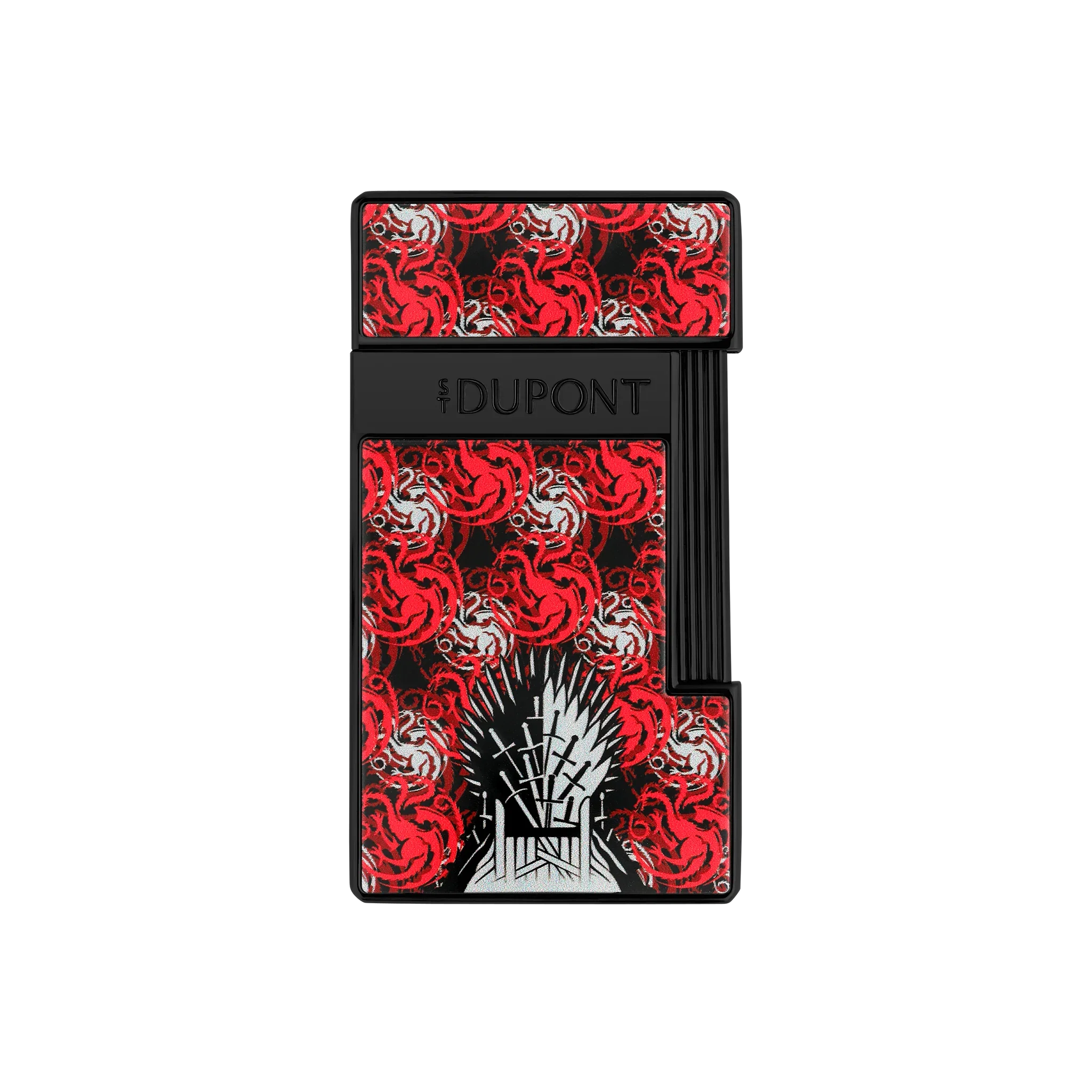 S.T. DUPONT Slimmy Lacquered Game of Thrones Light Black Lighter/Briquet 028112