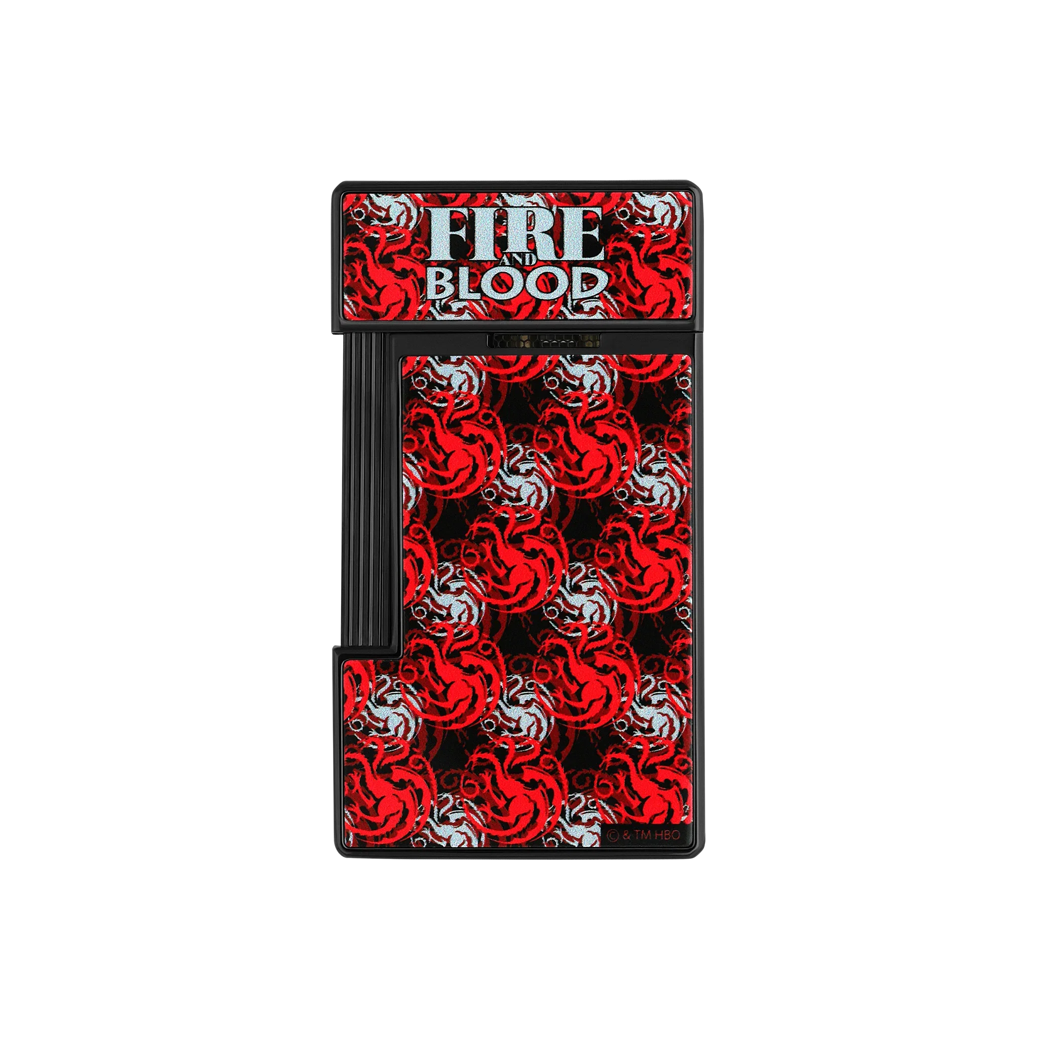 S.T. DUPONT Slimmy Lacquered Game of Thrones Light Black Lighter/Briquet 028112