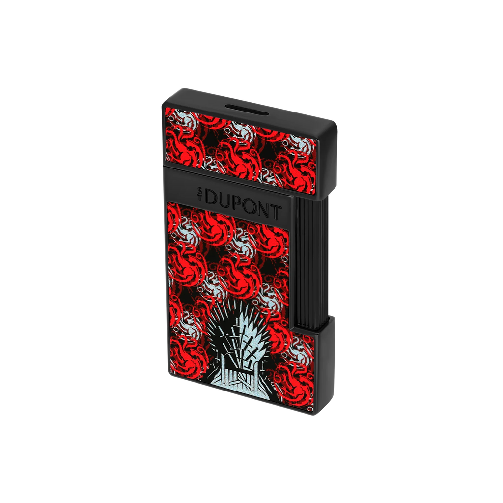 S.T. DUPONT Slimmy Lacquered Game of Thrones Light Black Lighter/Briquet 028112