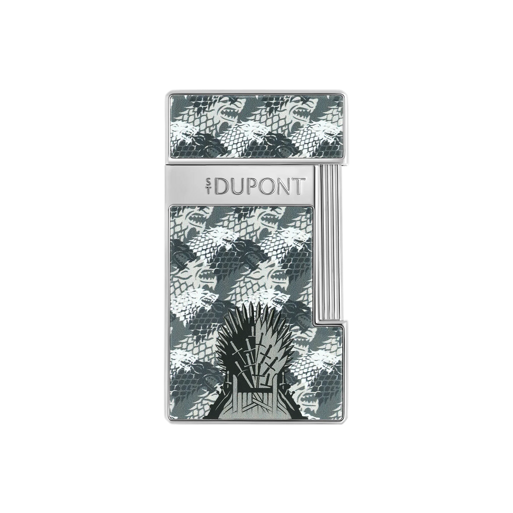 S.T. DUPONT Slimmy Lacquered Game of Thrones Light Grey Lighter/Briquet 028113