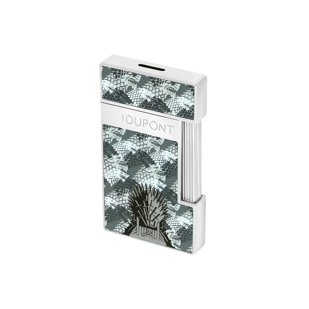 S.T. DUPONT Slimmy Lacquered Game of Thrones Light Grey Lighter/Briquet 028113