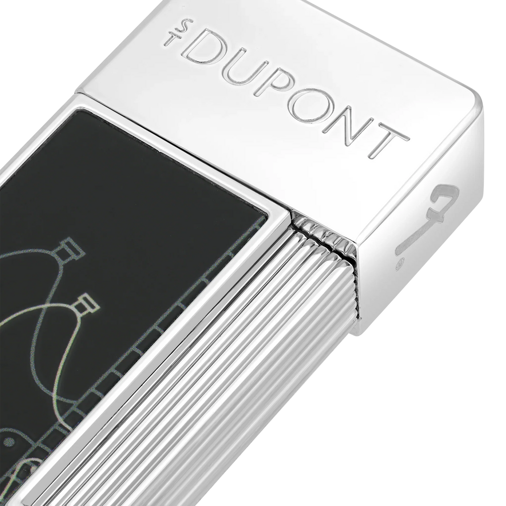 S.T. DUPONT Twiggy Fender Black Lighter/Briquet 030025