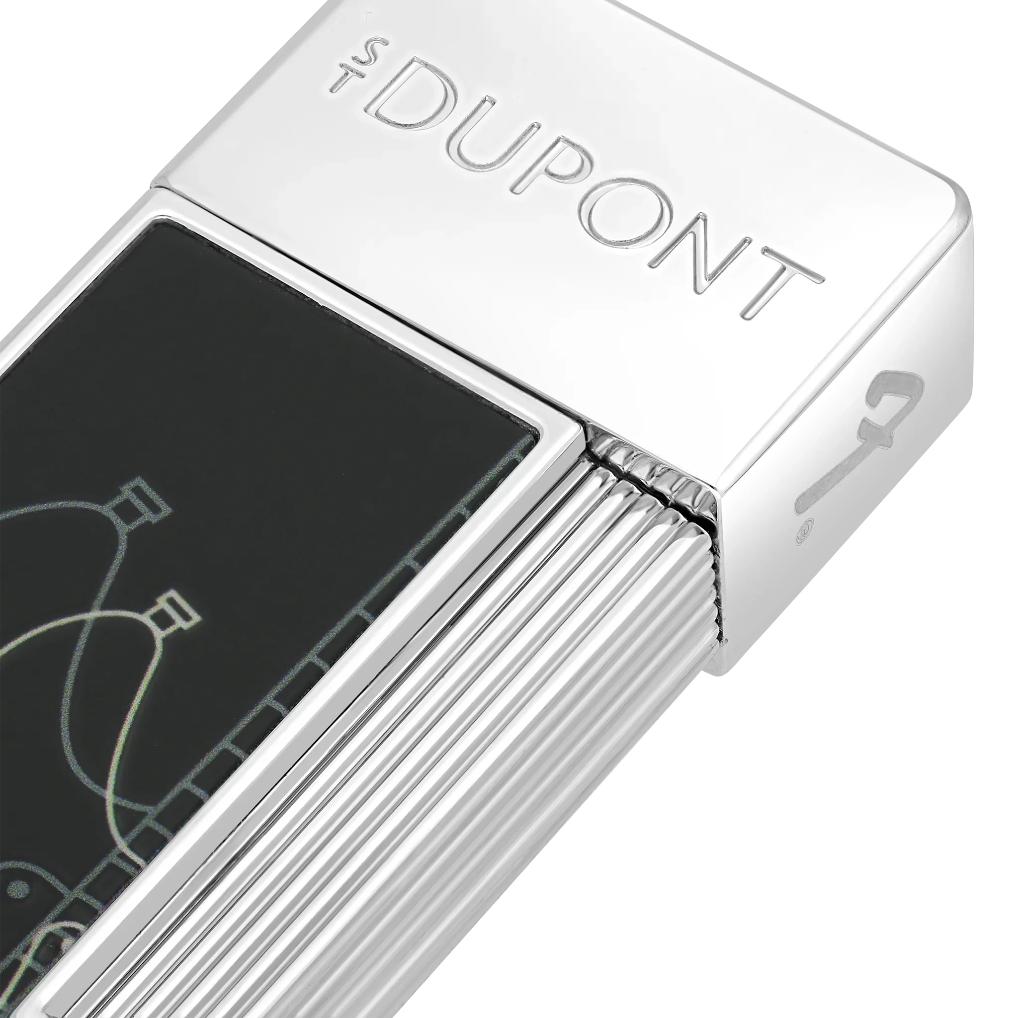 S.T. DUPONT Twiggy Fender Black Lighter/Briquet 030025