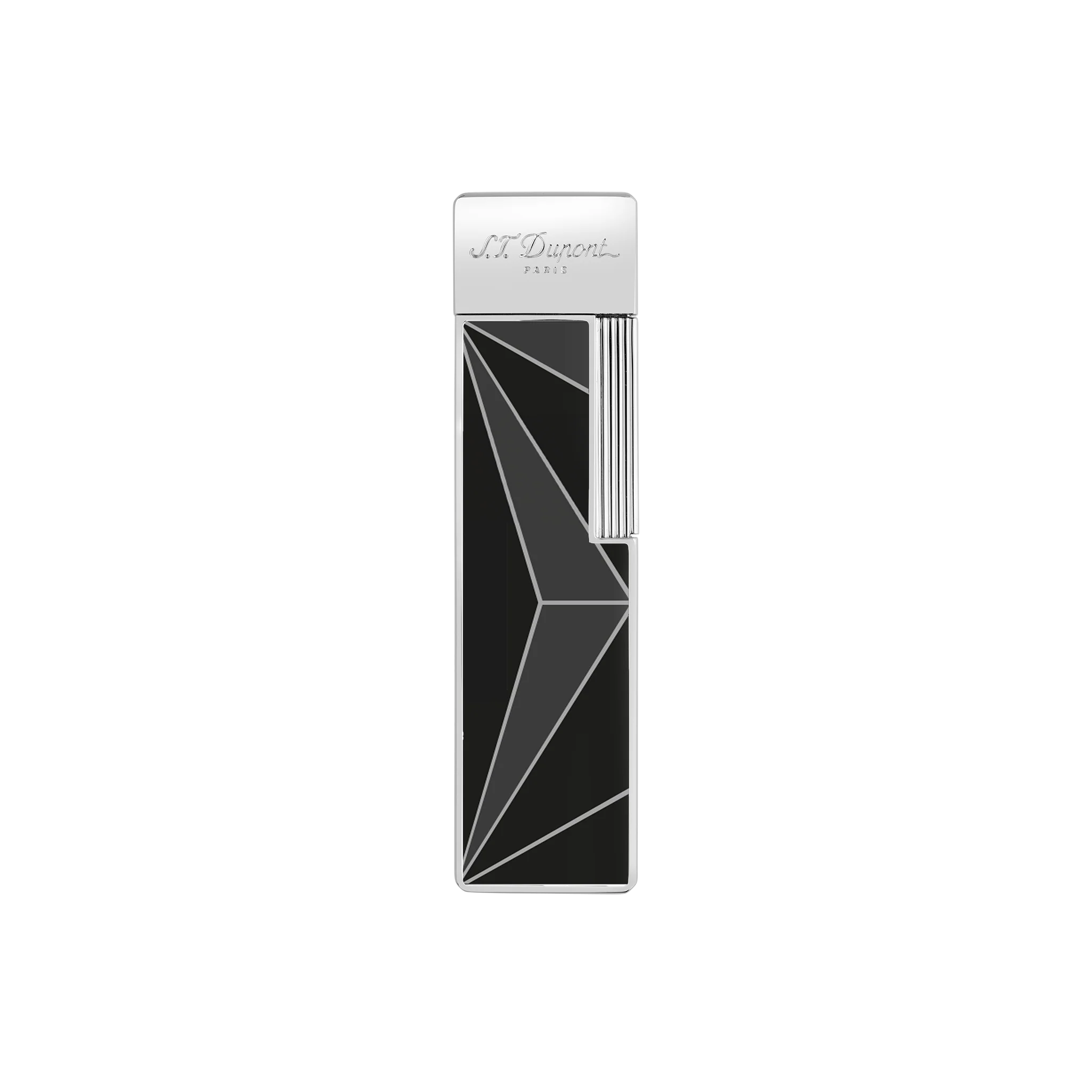 S.T. DUPONT Twiggy Chrome Fire X Black Lighter/Briquet 030070
