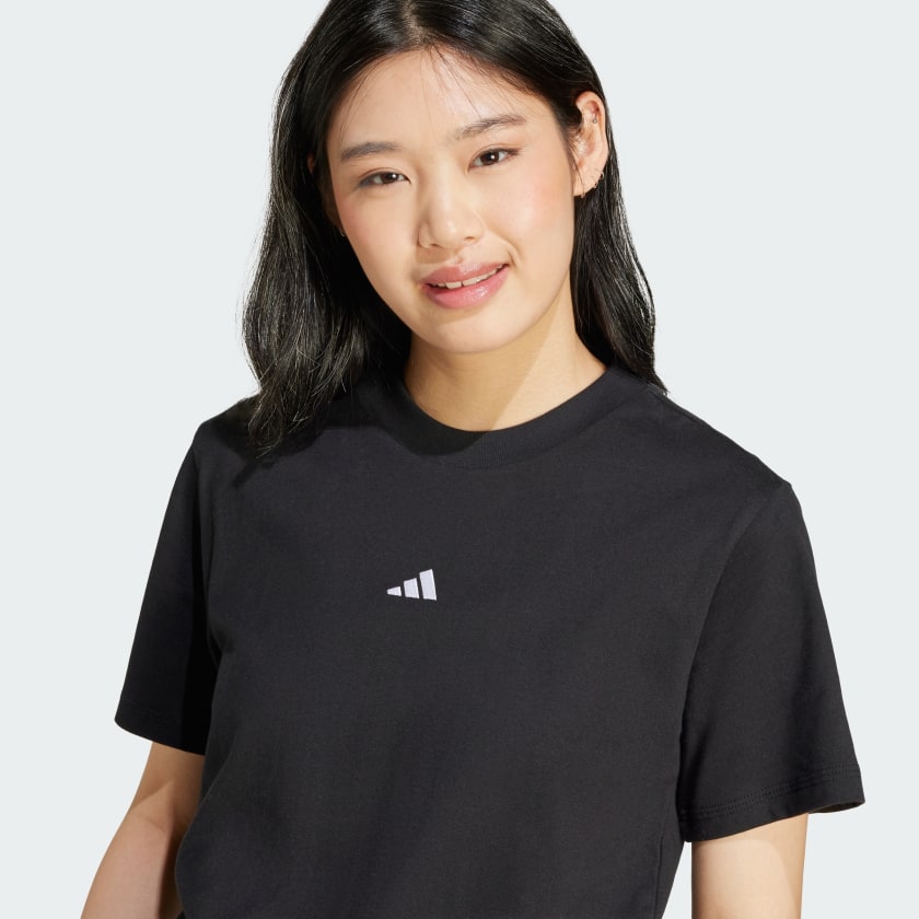 Women's adidas Essentials Small Logo Cotton Tee