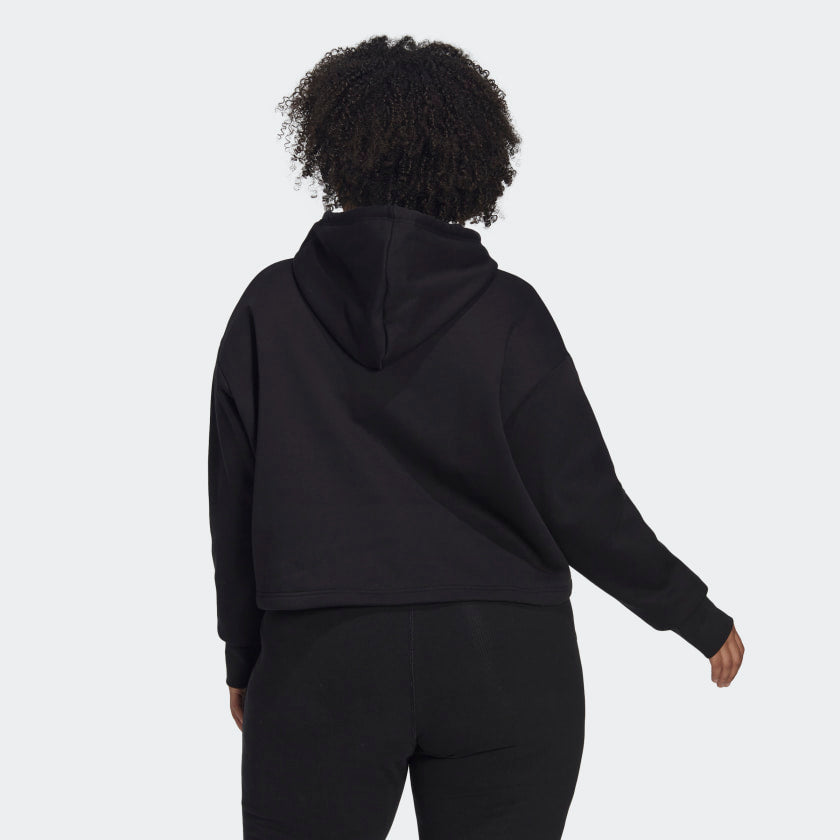 Women's adidas Adicolor Essentials Crop Fleece Hoodie (Plus Size)