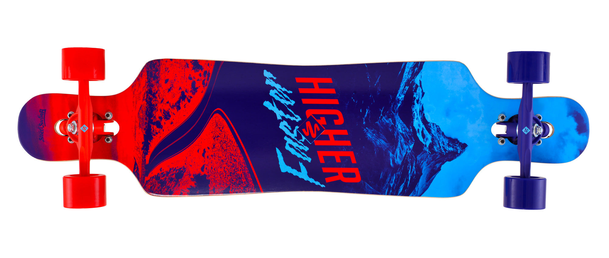 Street Surfing Longboard Higher Faster Drop Through 9.5" x 39"