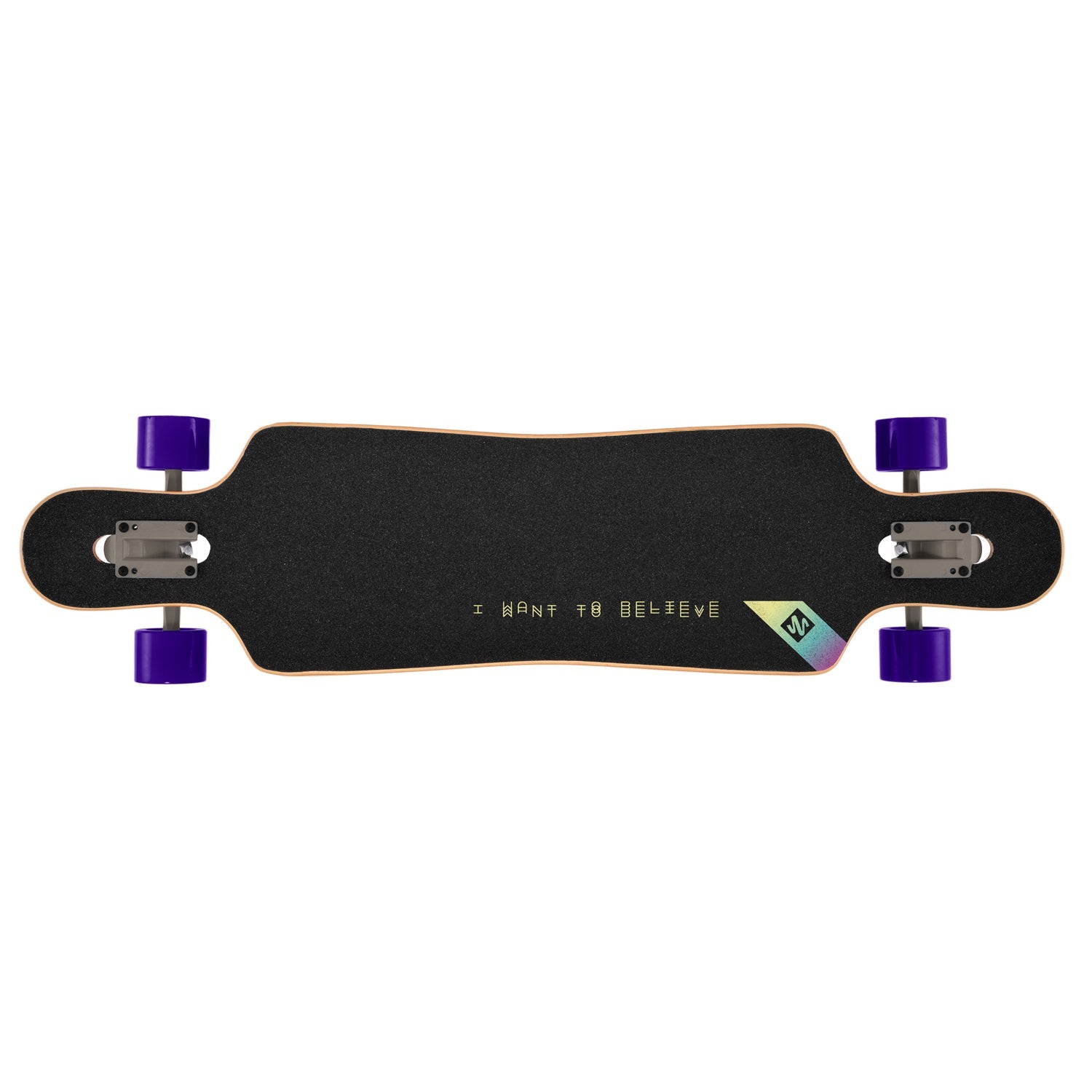 Street Surfing Longboard I Want to Believe Drop Through 9.5" x 39"
