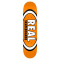 Real Skateboard Deck Classic Oval True Mid Orange 7.5" x 29"