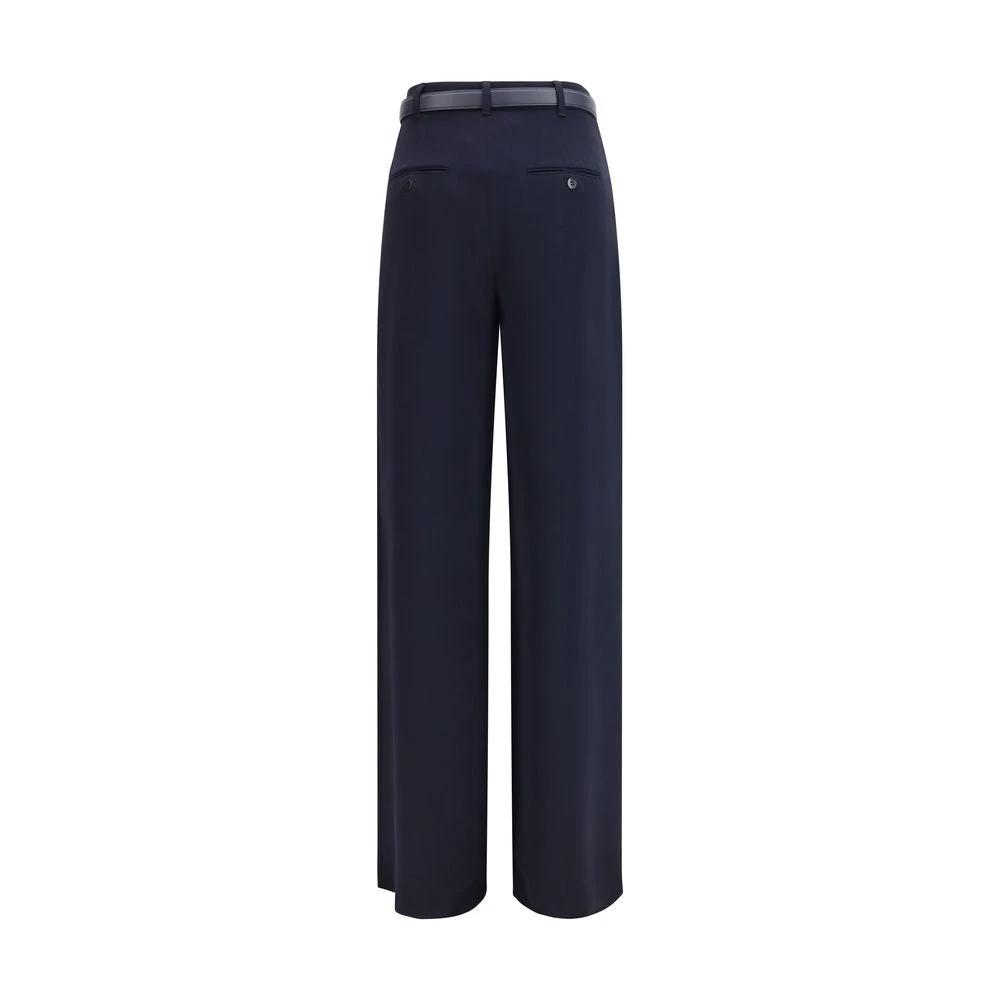 Max Mara Blue Triacetate Dress Pants