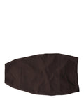 Dolce & Gabbana Brown Viscose Wide Belt Waist Cummerband Men