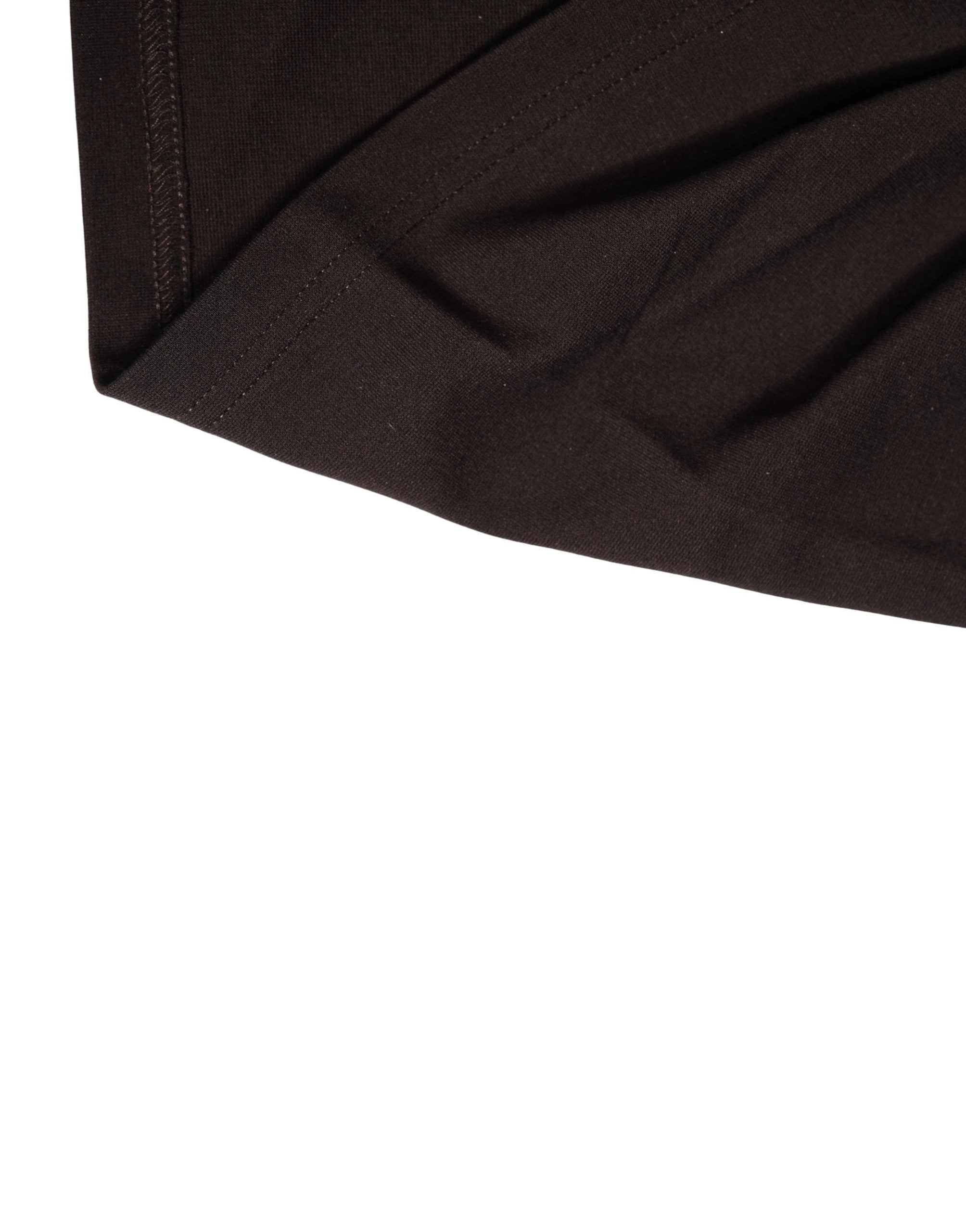 Dolce & Gabbana Brown Viscose Wide Belt Waist Cummerband Men