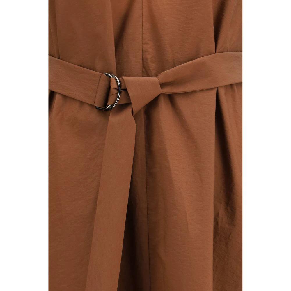 Brunello Cucinelli Brown Polyamide Casual Dress