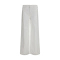 Mother Denim White Cotton Jeans Denim