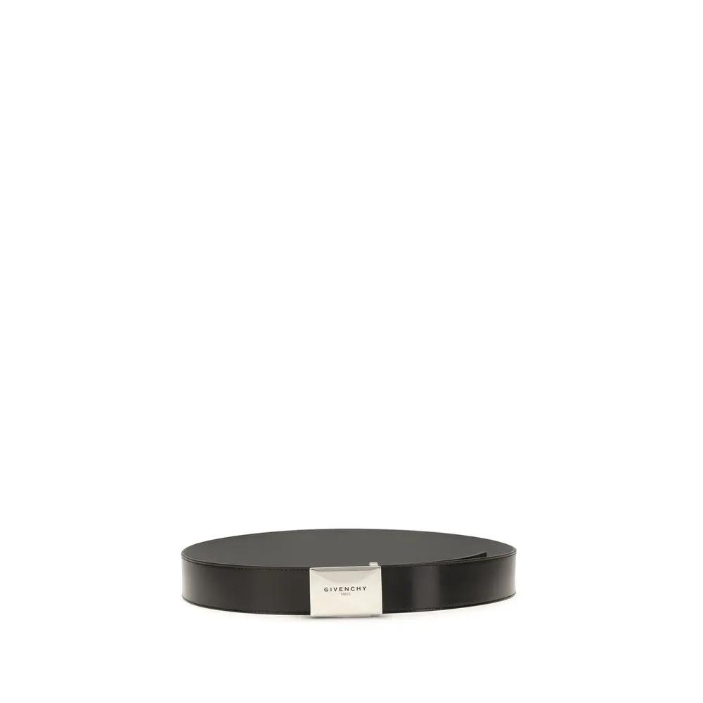 Givenchy Black Calf Leather Bos Taurus Regular Belt