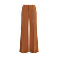 Chloé Orange Cotton Flared Pants