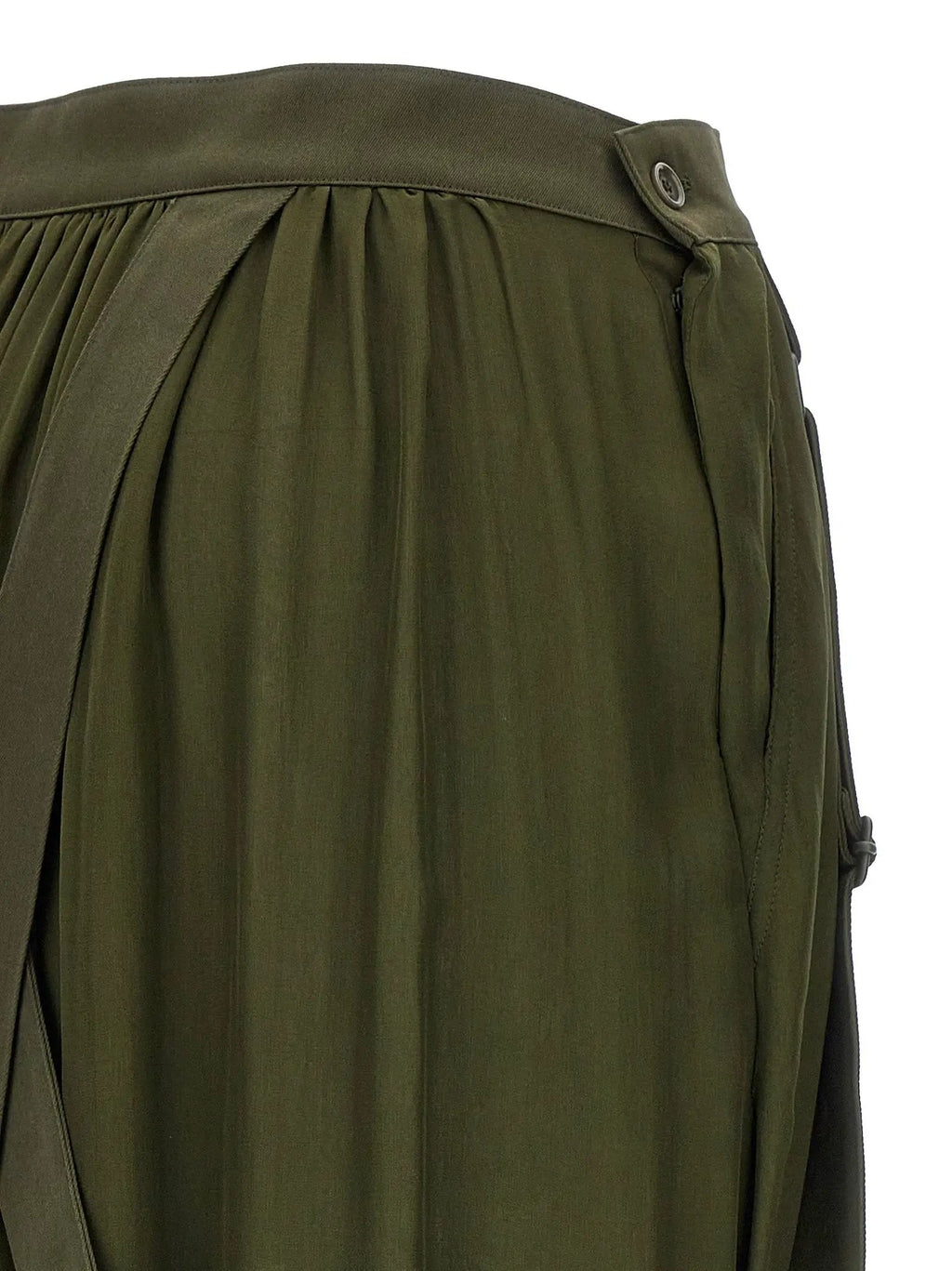 Max Mara Bicolor Silk Mini Skirt