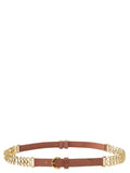 PINKO Brown Calfskin Regular Belt