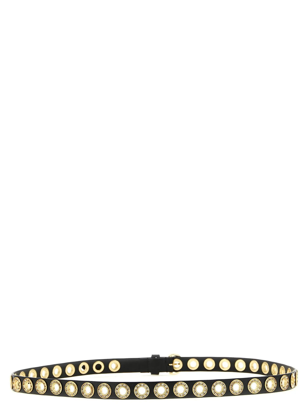 PINKO Black Polyethylene Regular Belt