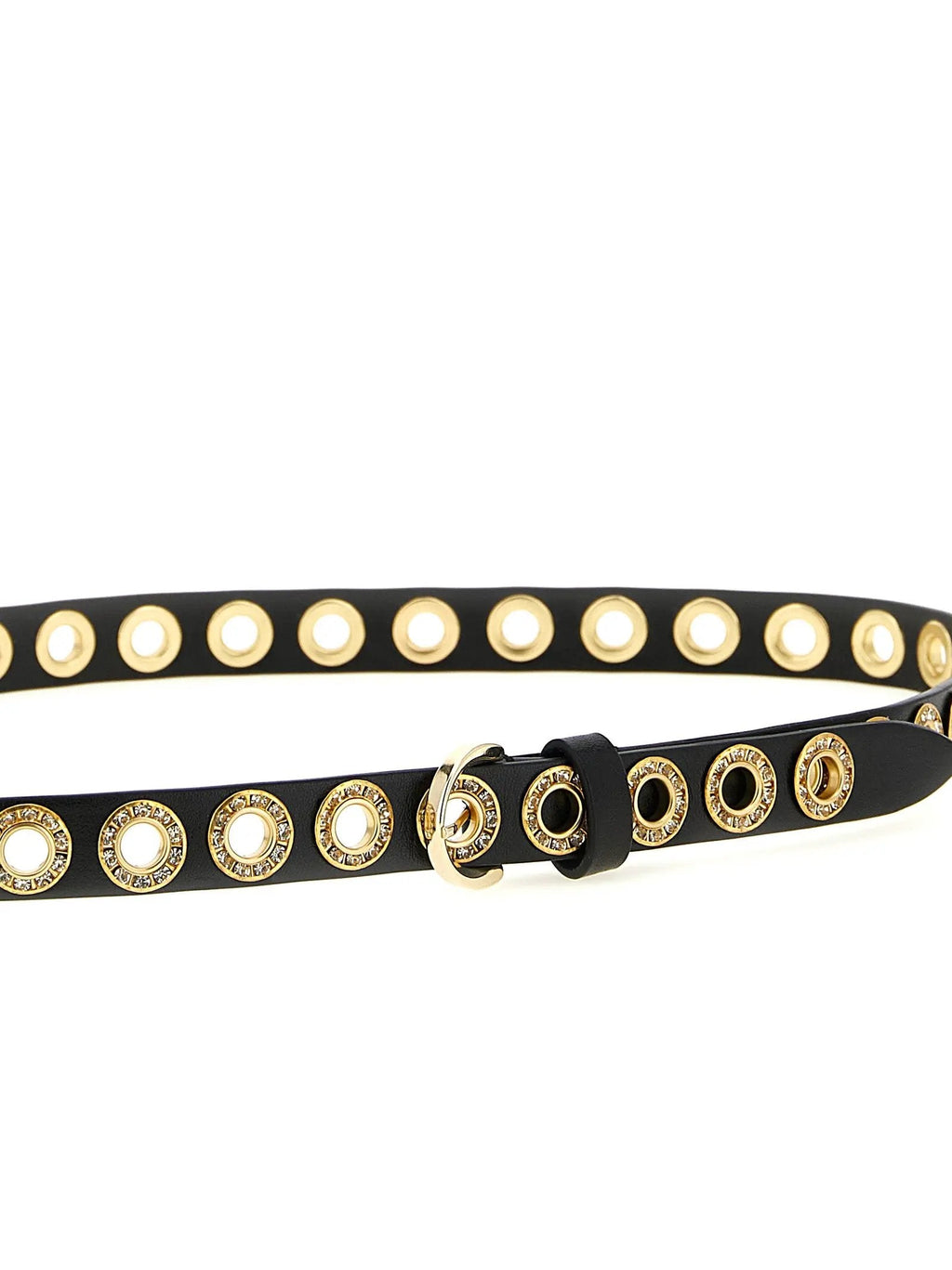 PINKO Black Polyethylene Regular Belt