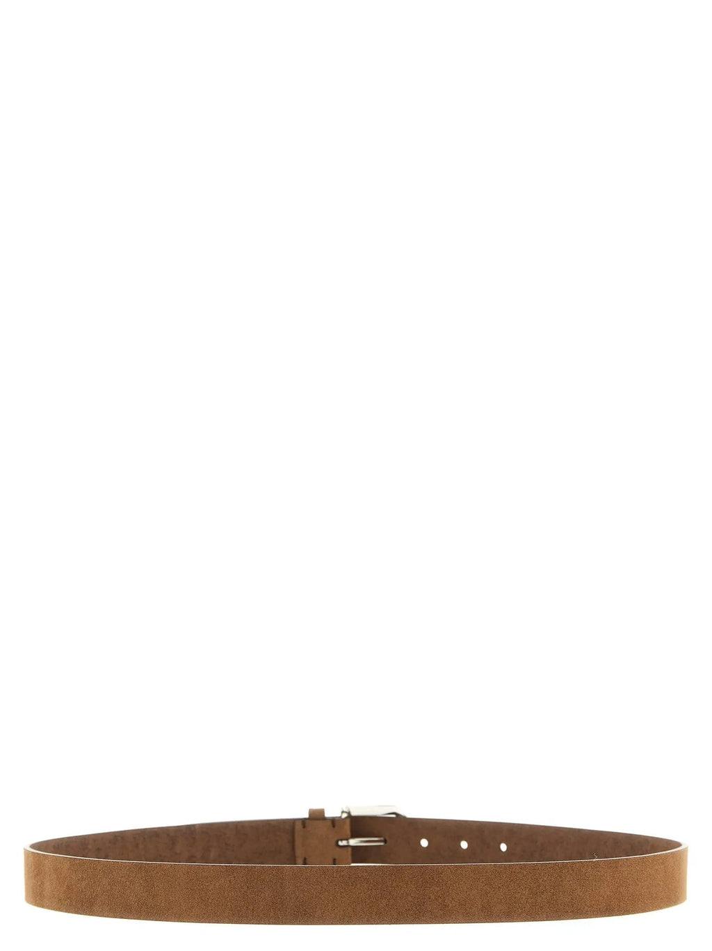 Brunello Cucinelli Brown Bull Skin Regular Belt