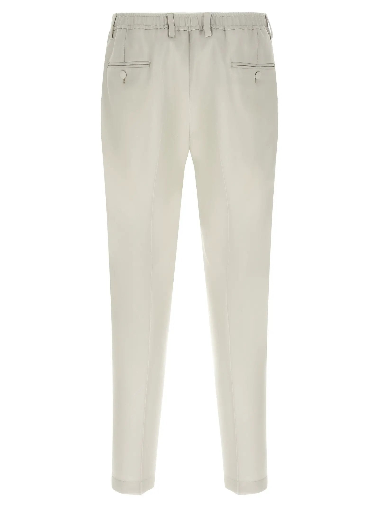 Dolce & Gabbana Beige Virgin Wool Dress Pants