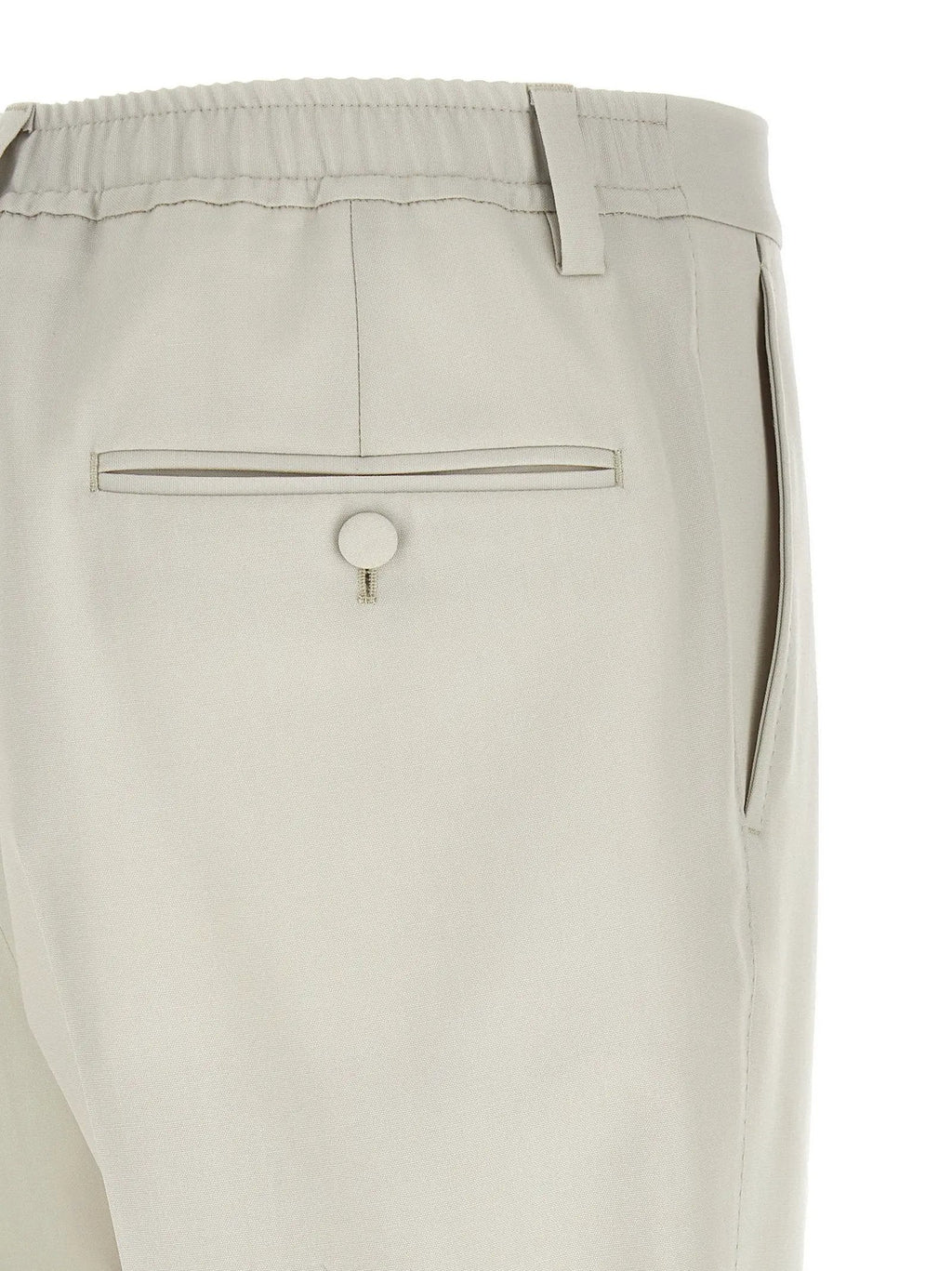 Dolce & Gabbana Beige Virgin Wool Dress Pants