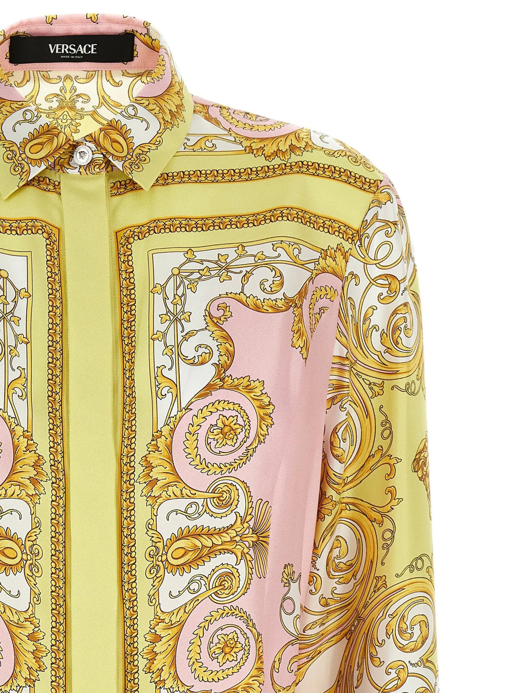Versace Multicolor Silk Short Dress