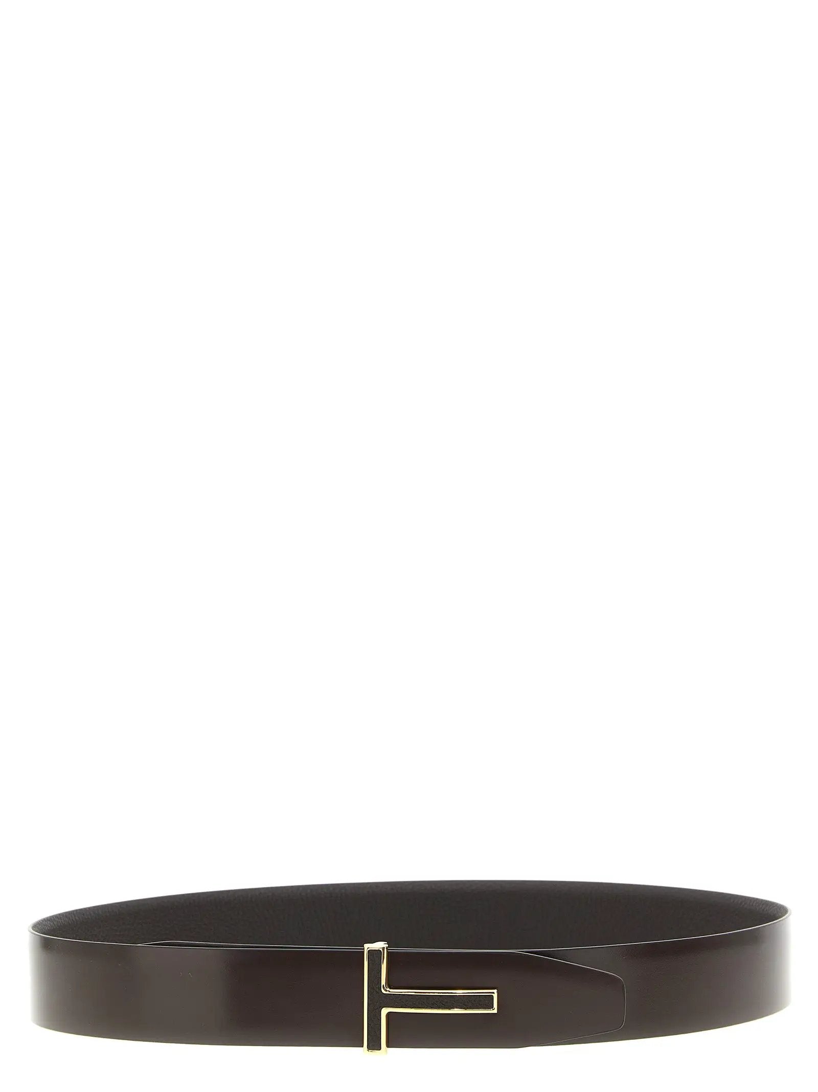 Tom Ford Brown Calfskin Belt