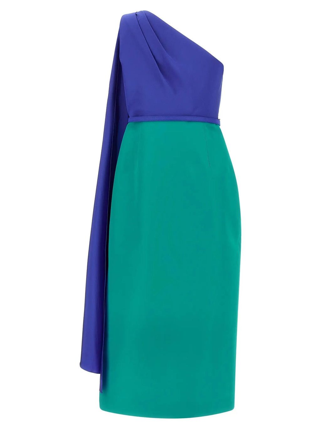 Carolina Herrera Multicolor Silk Midi Dress