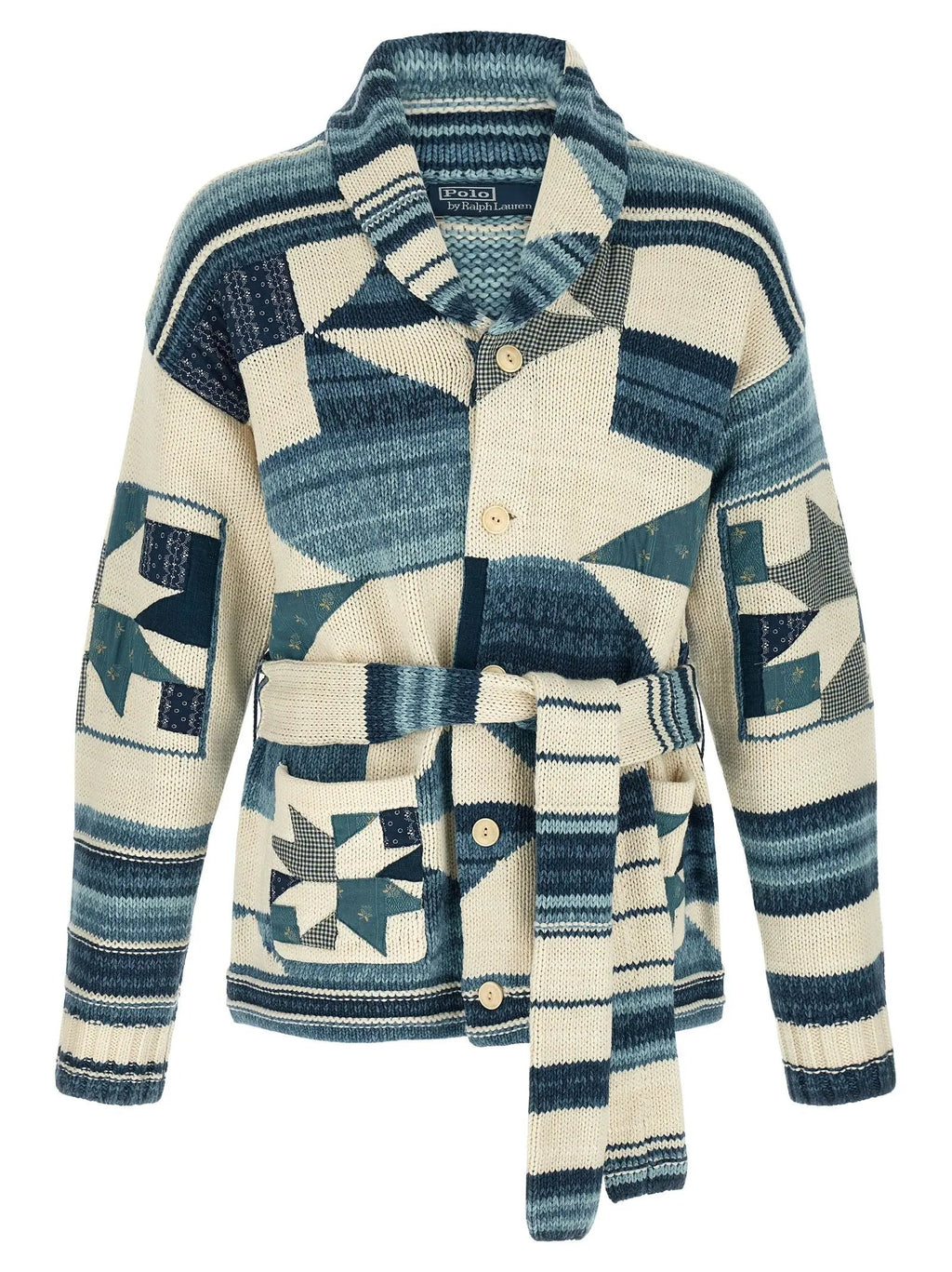 Polo Ralph Lauren Blue Cotton Cardigan