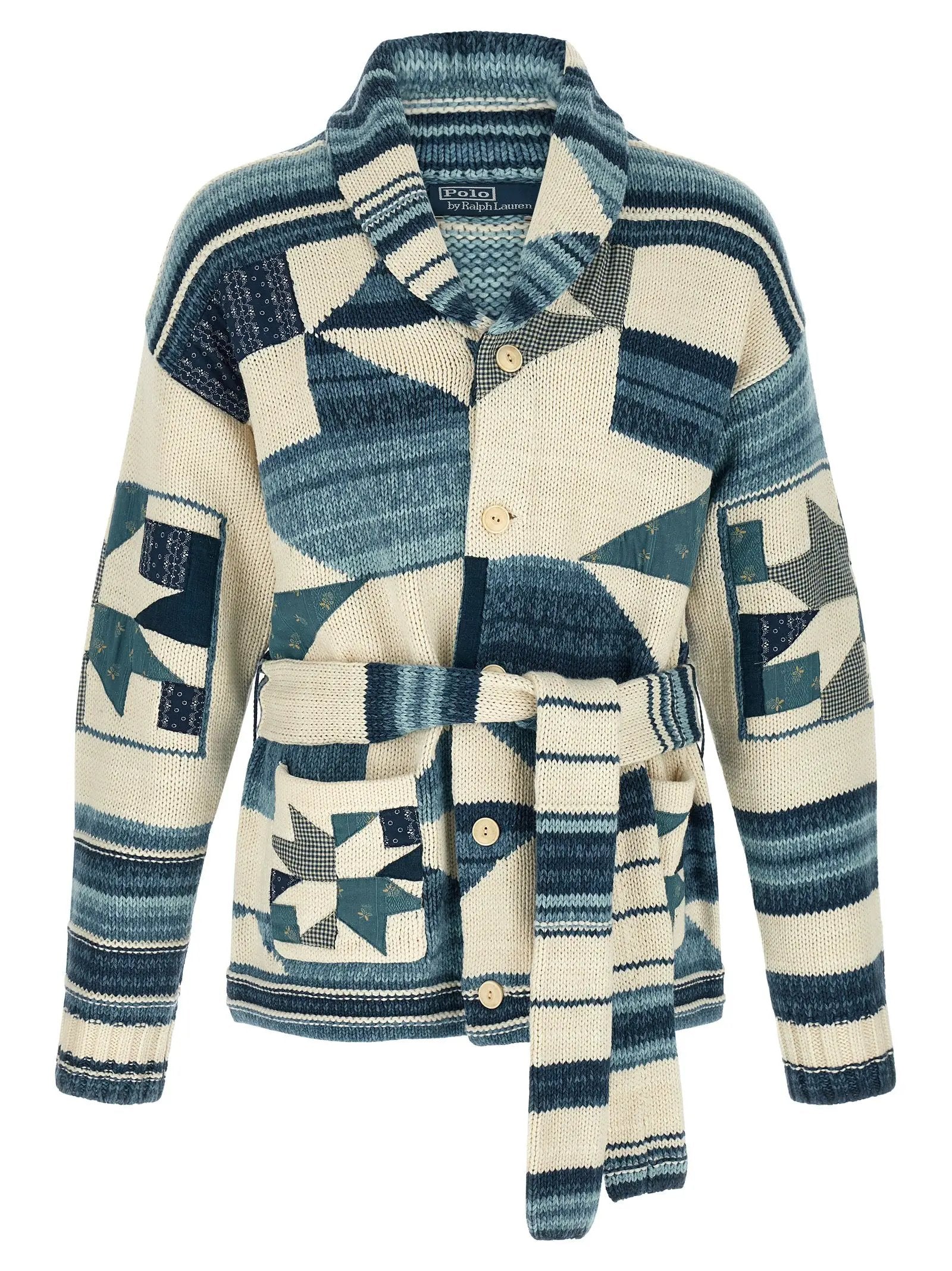 Polo Ralph Lauren Blue Cotton Cardigan
