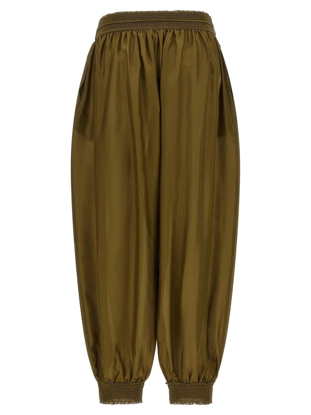 Zimmermann Bicolor Silk Casual Pants