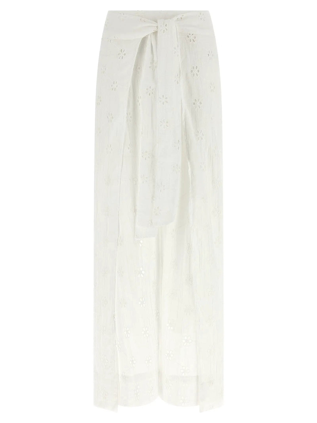 Polo Ralph Lauren White Cotton Casual Pants
